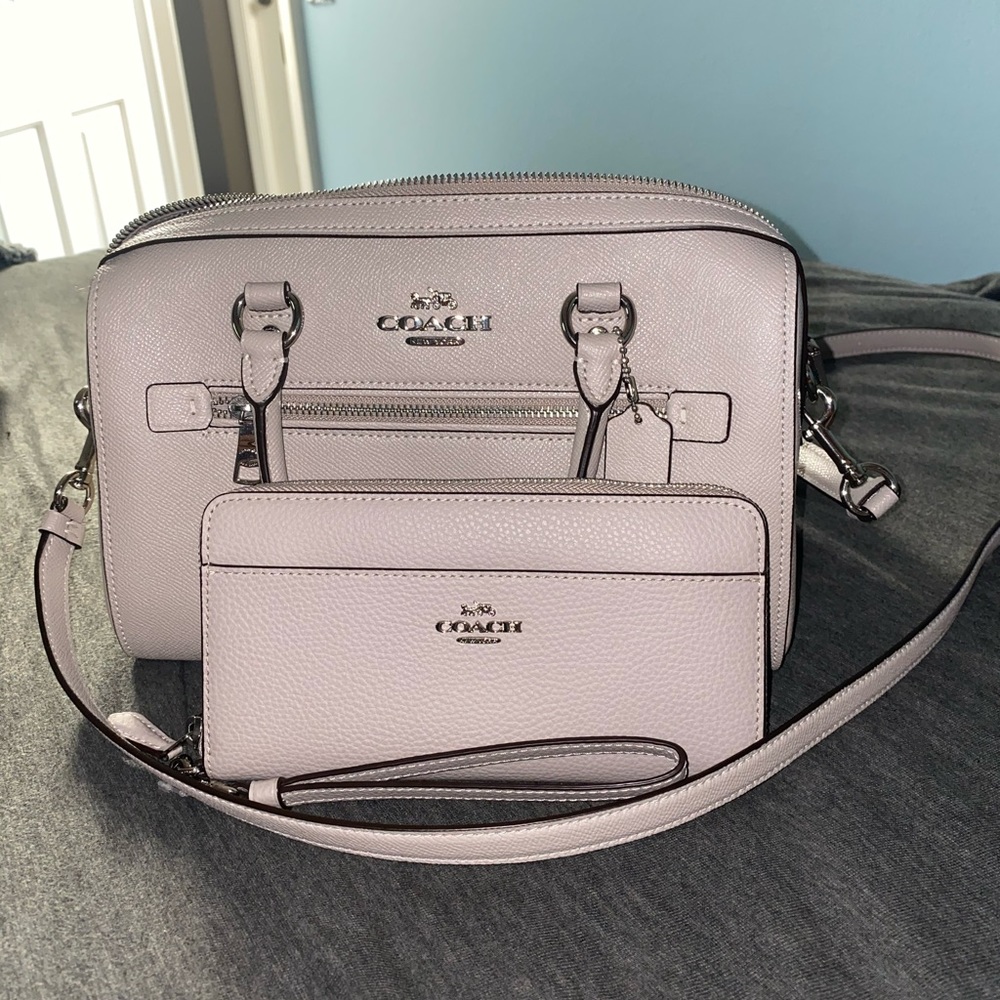 Coach Rowan Satchel and wallet set